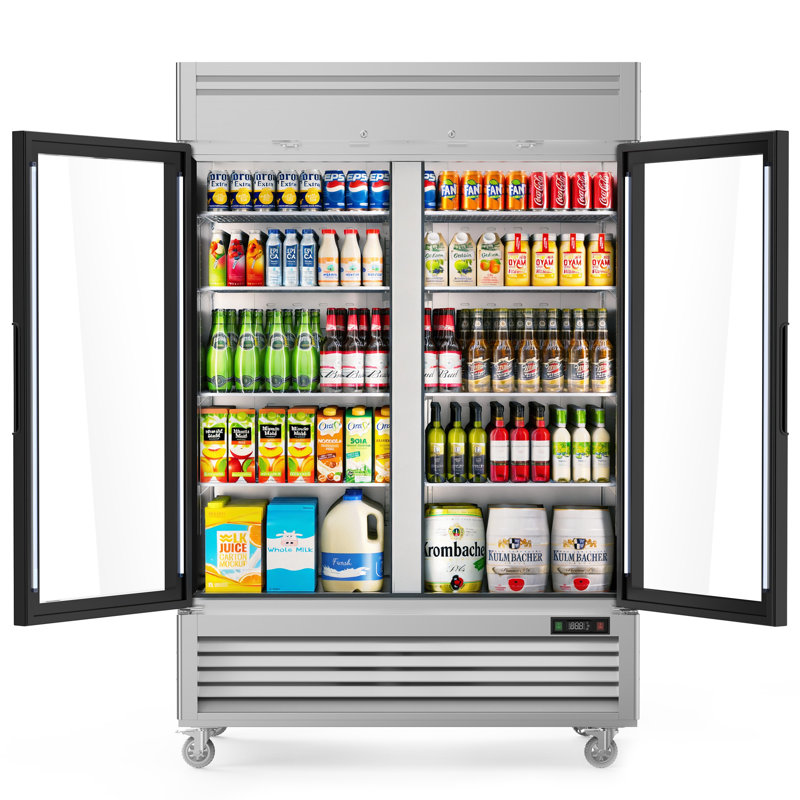 Réfrigérateur commercial avec portes vitrées Coolake