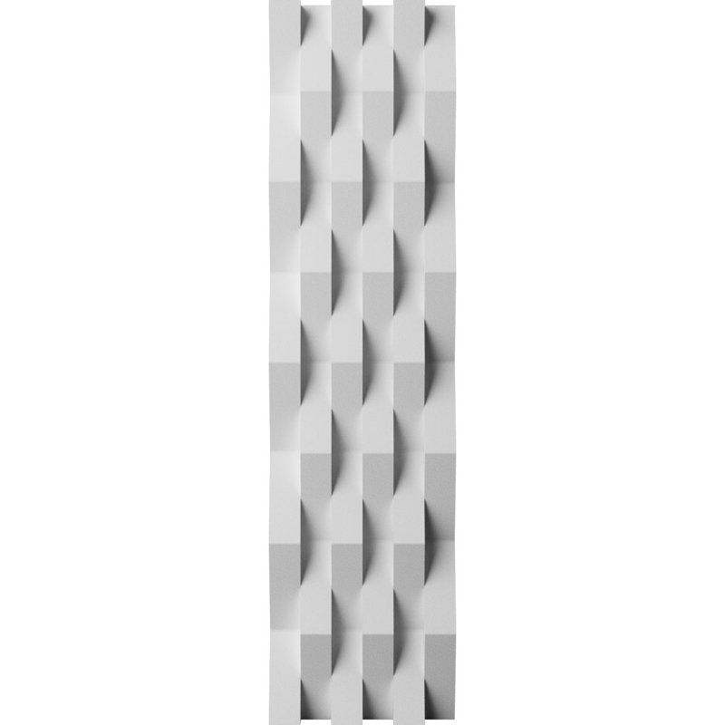 Carreau mural sans couture de style Thames EdgeCraft l 6 po x H 24 po x T 1 po
