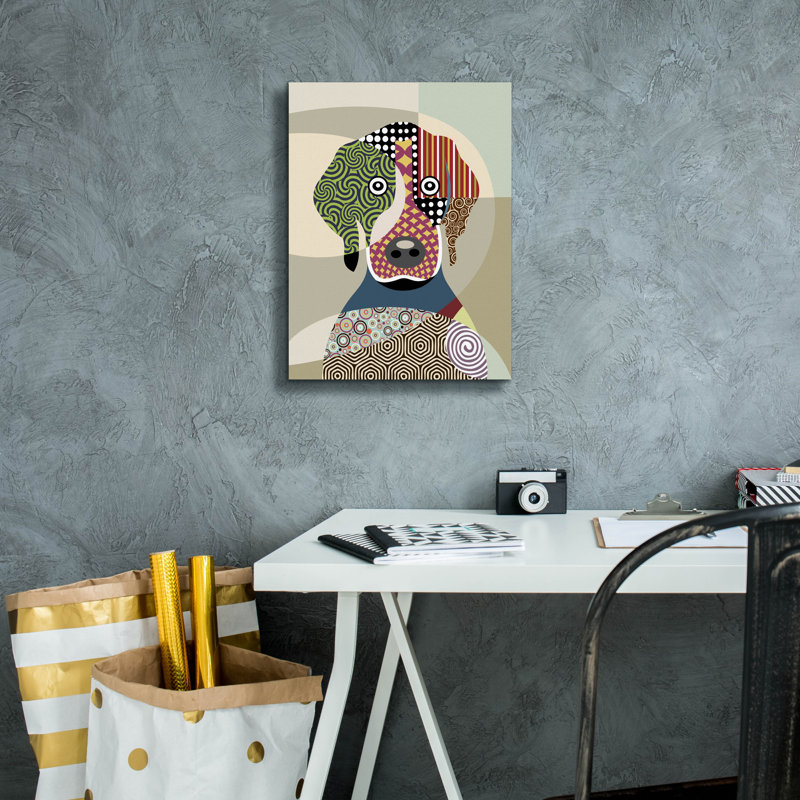 Red Barrel Studio® «Beagle Dog I» par Lanre Adefioye, art mural sur toile, H 16 po x l 12 po