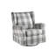 Fauteuil pivotant et oscillant Patli, tissu