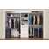 SpaceCreations 50" W - 121" W Closet System Reach-In Sets