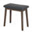 Solid Wood Vanity Stool with PU Leather Seat, Makeup Bench for Bedroom & Vanity