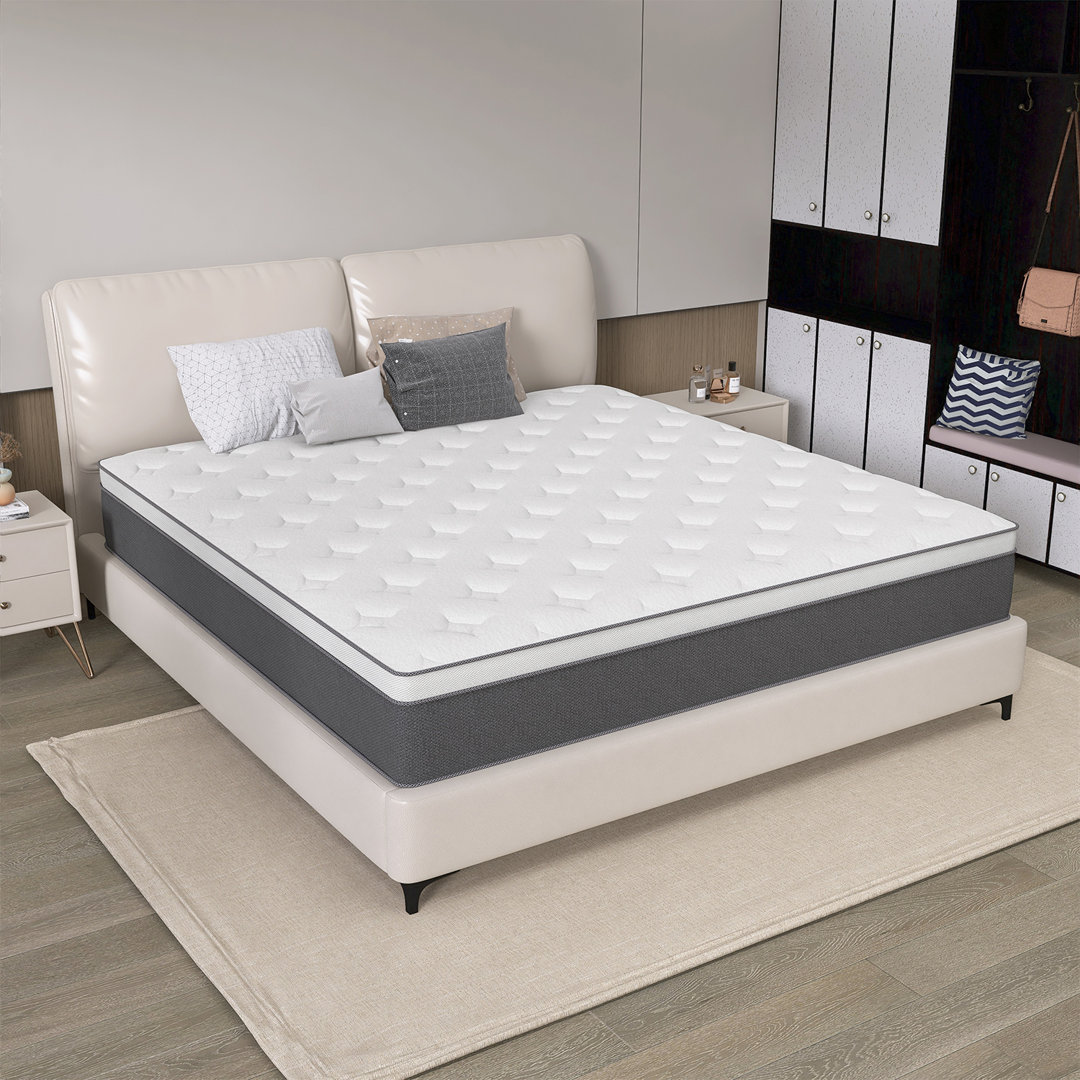 Abid Medium Hybrid Mattress Alwyn Home Mattress 