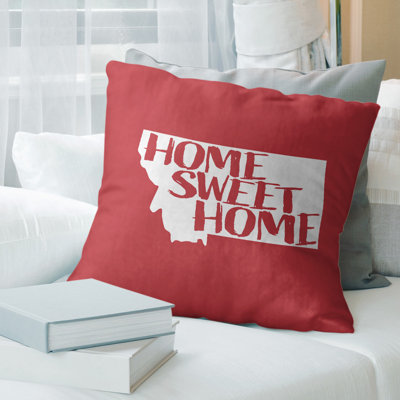 Home Sweet Indoor/Outdoor Throw Pillow