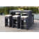 Motter 6 - Person Wicker Patio Dining Set with Rectangular Table , Cushions Included