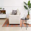 Ensemble de causeuse et canapé avec coussin décoratif Leathaire-116620103