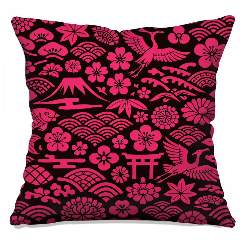 Coussins décoratifs roses rose, 26 x 26 pouces