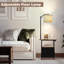 Lampe de table sur pied 58,66 "avec prise USB et prise-98666996