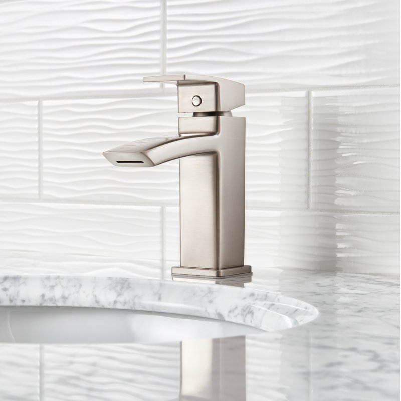 Kenzo Single Handle Deck Mounted Tub Spout, Brushed Nickel