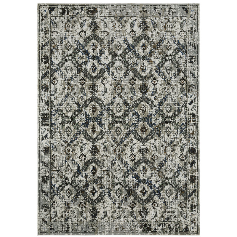 Oriental Indoor Rug, Rectangle 5'3" x 7'6"