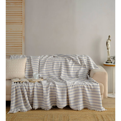 KAFTHAN Textile  Muslin %100 Turkish Cotton Coverlet
