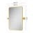 Parren Beveled Adjustable Mirror with Aluminum Frame-2053547435-2057487971