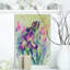 « iris floral », reproduction sur toile tendue-29507685