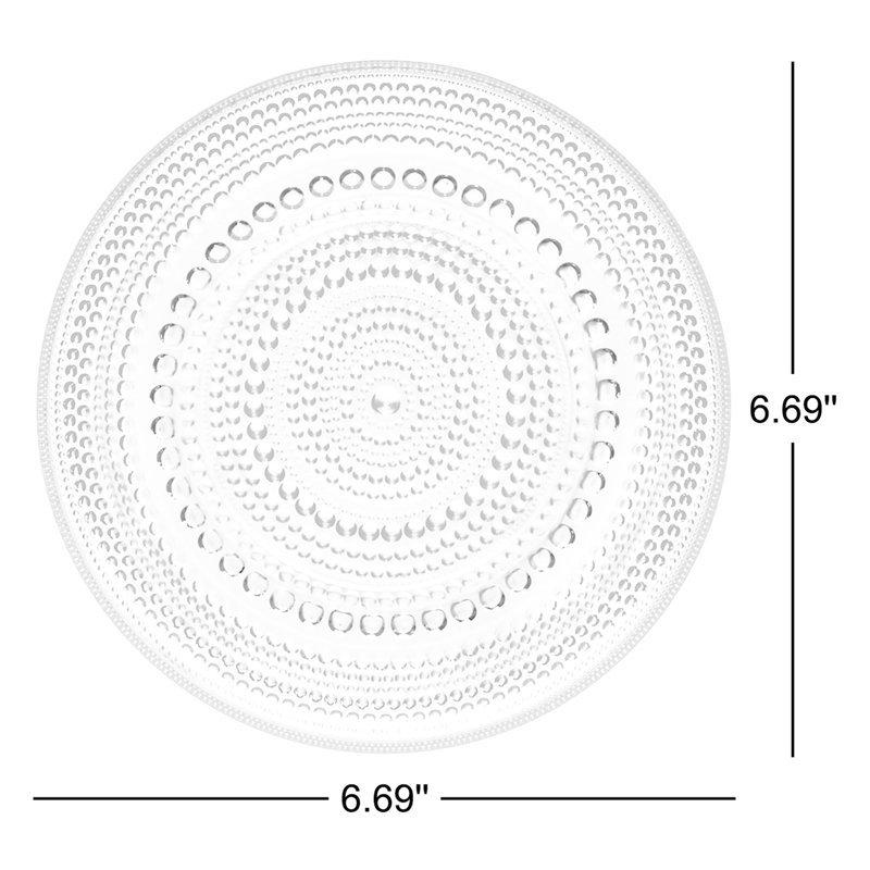 Kastehelmi 6.69" Appetizer Plate, Green