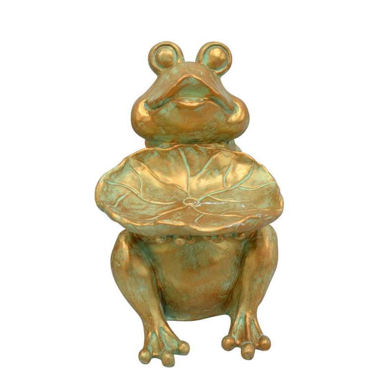 Statue grenouille assise Farrow