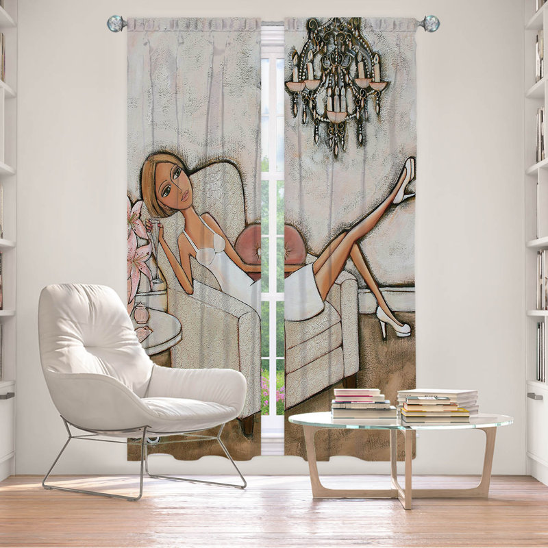 Rideau simple obscurcissant avec passe-tringle Delaughter, L 20 po x L 52 po