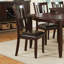 Ensemble de 2 chaises d'appoint simples et contemporaines en cuir synthétique