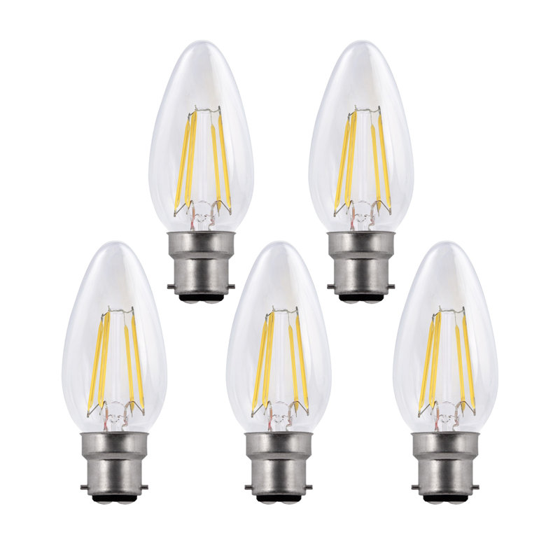 5W B22 Dimmable LED Candle Light Bulb
