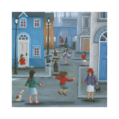 Hopscotch by Peter Adderley - Wrapped Canvas Gallery-Wrapped Canvas Giclée