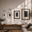Stacked Forms Minimalist - Framed Print-1867565088-1867565089