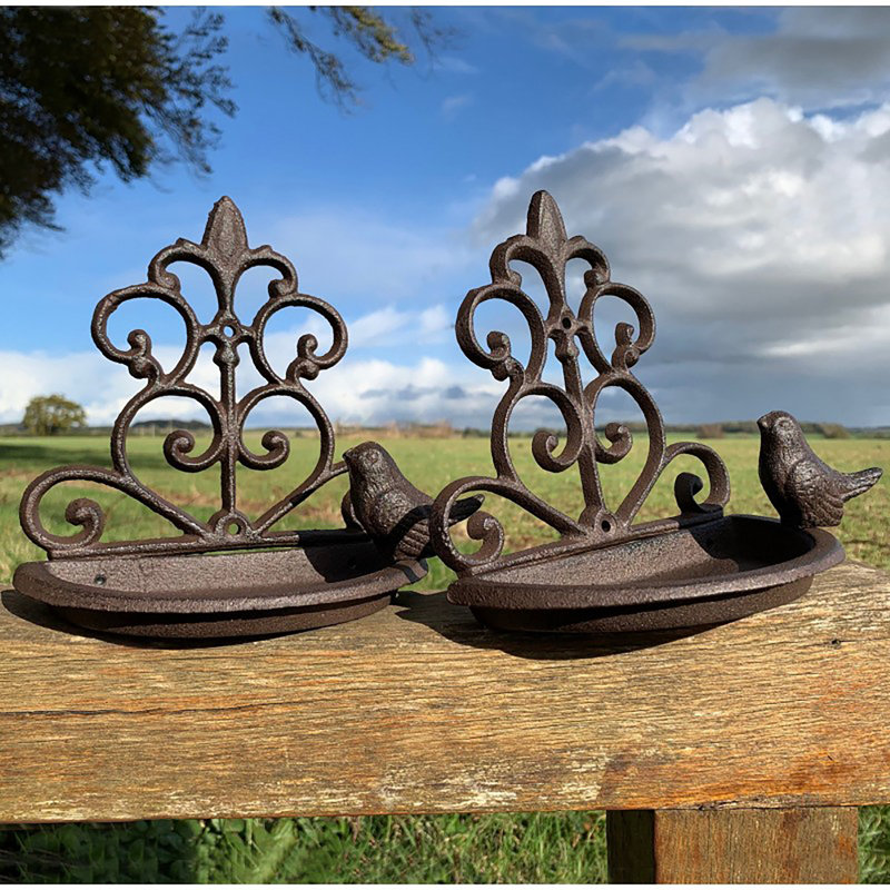 Mudge Metal Freestanding Decorative Bird Feeder