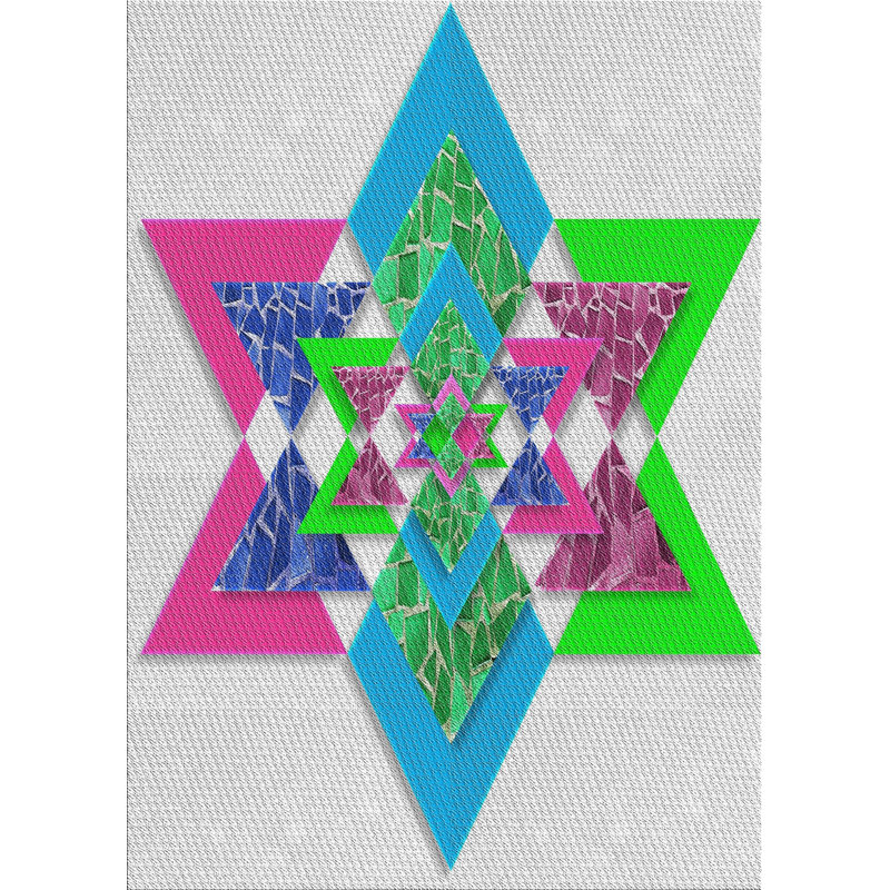 Tapis bleu Aiken, Rectangle 6 pi x 9 pi