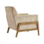 Fauteuil d'appoint capitonné - Sable-130126169