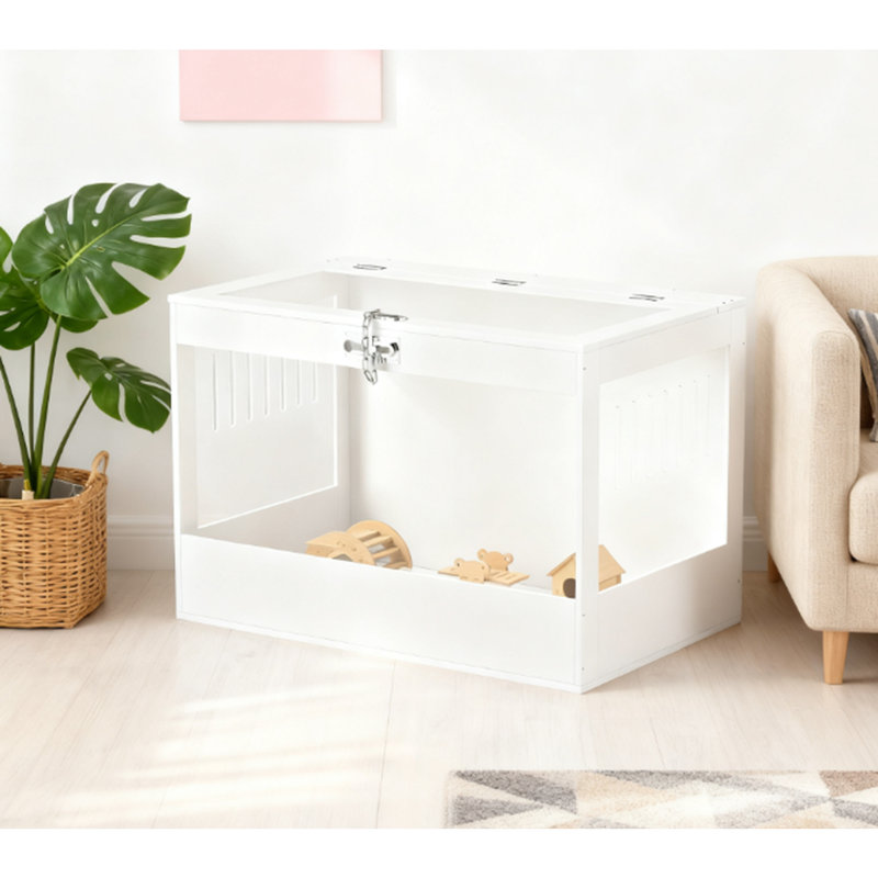 Pet Cage with Openable Top & Lock