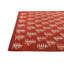 Tapis rouge rouille 5 x 8 Pinkerton