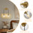 4-Light Dimmable Glass Wall Sconce-1822743418