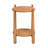 Pablo Solid Wood End Table with 2-Tier Storage-672400338
