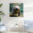 Cadre flottant blanc