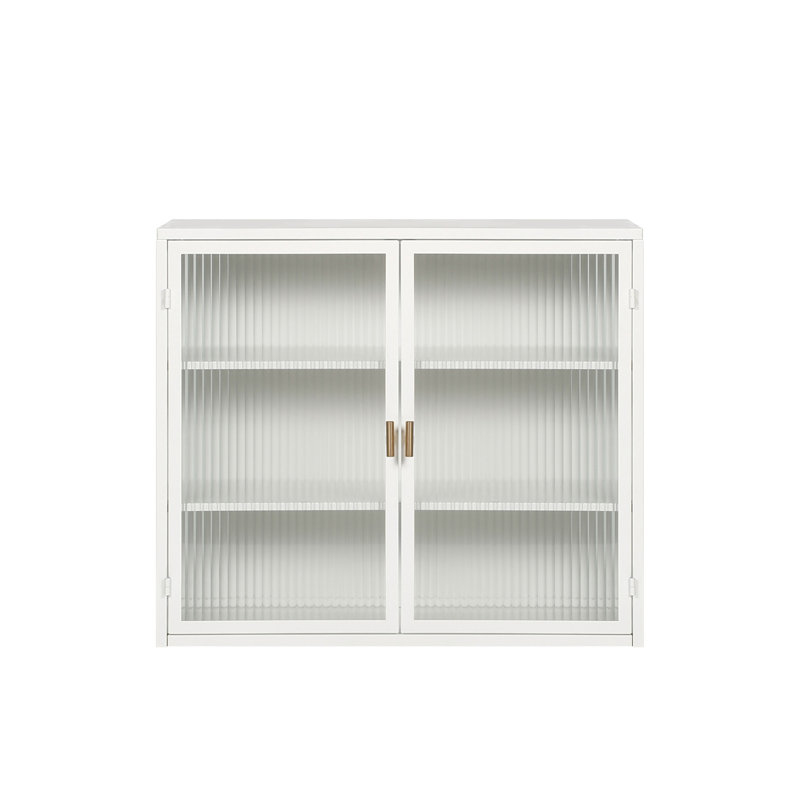 Borrello Metal Bathroom Cabinet, White