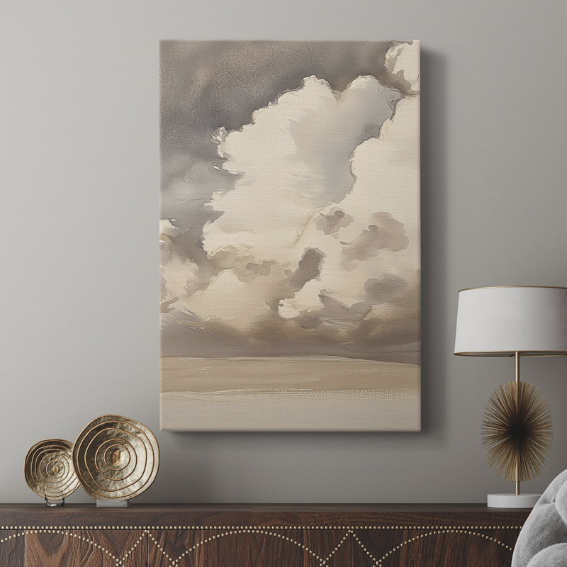 Toile tendue avec châssis paysage XLII - prête à être accrochée, H 60 po x l 40 po