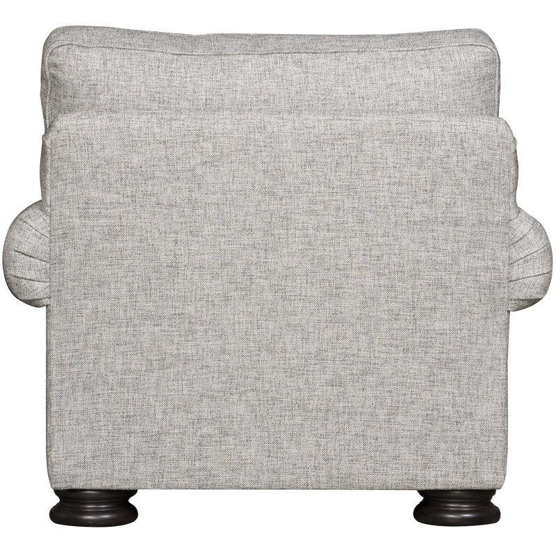 Foster Armchair, Light Grey Polyester