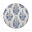 Royal Delft Masterpieces Tulips Pebble 16" Vinyl Placemat