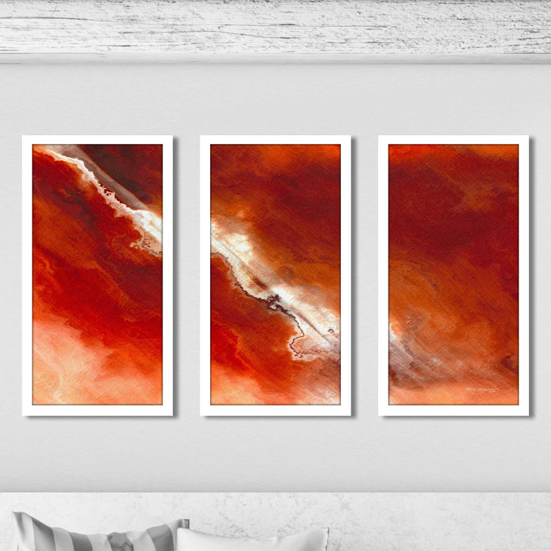 « Passé de la mort à la vie, John 5:24 » par Mark Lawrence, ensemble de 3 reproductions d’art encadrées sur acrylique