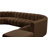 Hurlburt Upholstered Curved Sectional with Ottoman Reversible-89266415