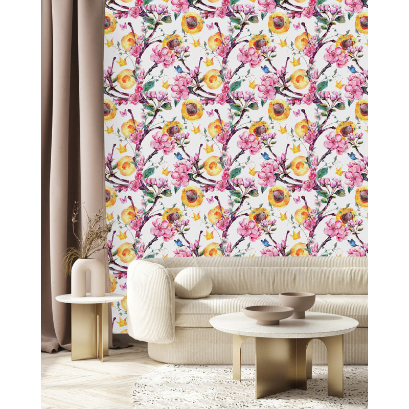 Carreau de papier peint l 25 po, L 2,09 pi x L 10,42 pi