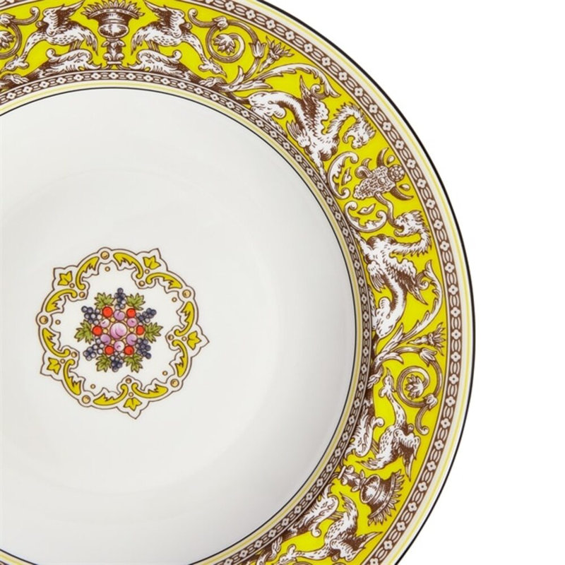 Wedgwood Florentine Colours Rim Soup 8.9In, Yellow