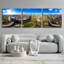 «Chicago Views» par Epic Portfolio, art mural en verre acrylique, ensemble de 3 pièces-101650469