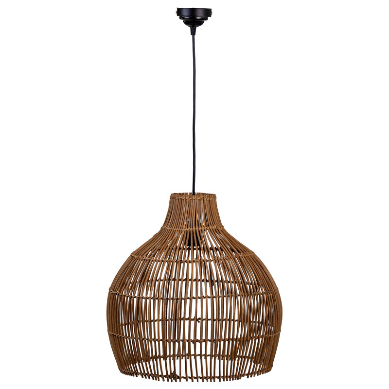 Stonybrook 1 - Light Brown Drum Pendant