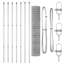 Galvanised Steel Border Fencing-1269202808-1269202803