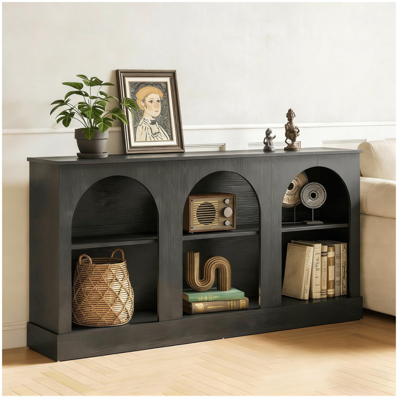 Entryway Table,Side Table,Modern Console Table, Black