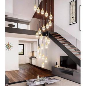20 - light dimmable chandelier