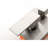 Shower System with Shower Head, Hand Shower, Slide Bar, Bodysprays, Shower Arm, Hose, Valve Trim, and Lever Handles-129759555