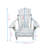Weathercraft Classic Solid Wood Adirondack Chair – 14 Sherwin-Williams Finish Options, Outdoor Patio Seating-671476851