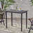 Outdoor Minimalist Acacia Wood Rectangle Bar Table-489177630