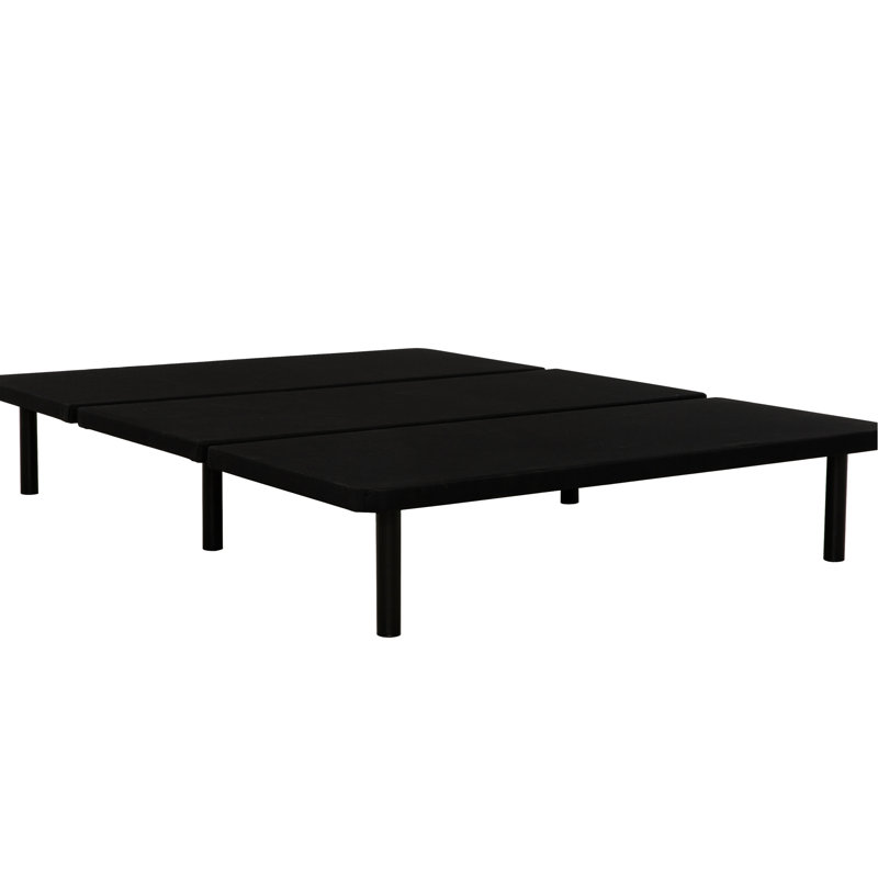 Black Upholstered Twin Platform Bed Frame - For All Types Of Bedrooms, Guest Rooms, Apartments, Dorms Space Saving, Strong Mattress Support, Underbed Storage Easy Assembly Required Size In Upholstery