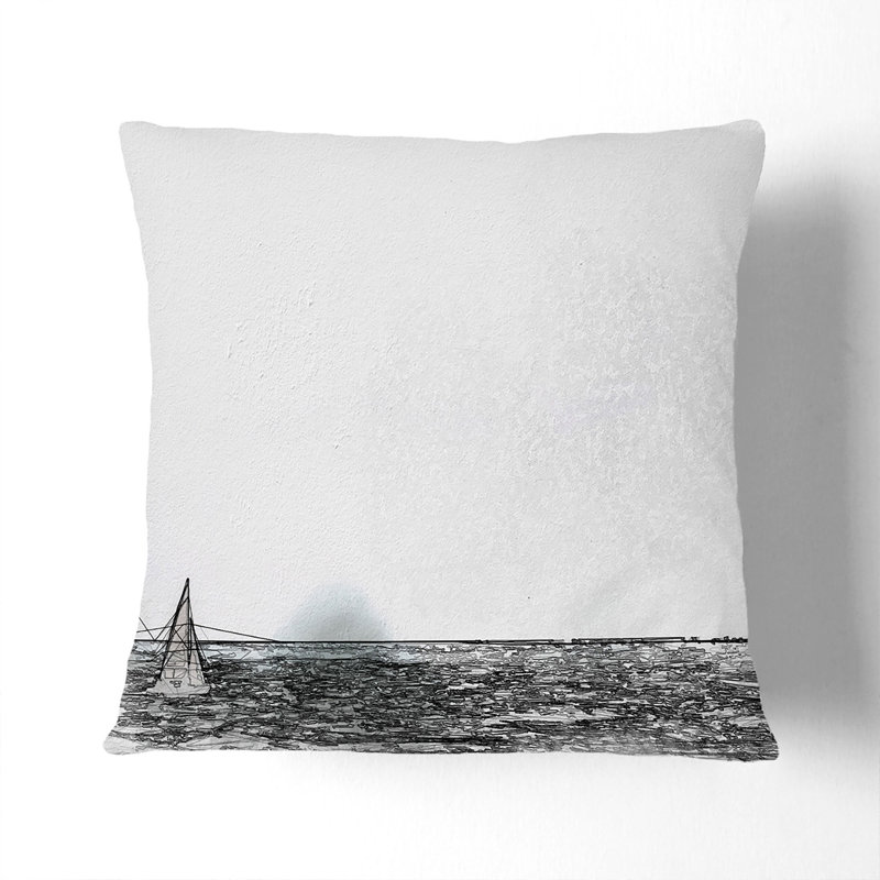 Square Throw Cushion, 55cm H x 55cm W x 20cm D